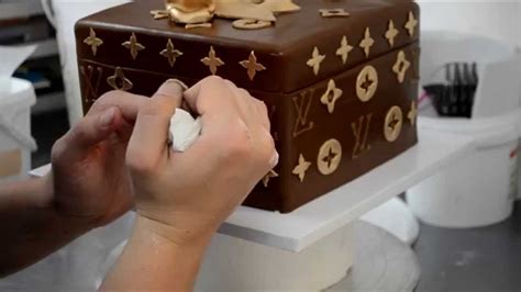 lv logo stamp cake|How to make Louis Vuitton Cake .